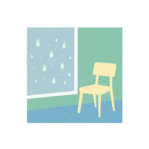 ティードットの絵本「あめ」の1ページ